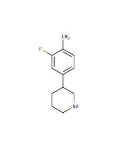 Astatech 3-(3-FLUORO-4-METHYLPHENYL)PIPERIDINE; 5G; Purity 97%; MDL-MFCD11047480